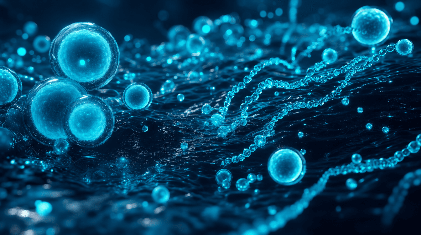 Cyan visualisation of fat metabolism — AOD-9604 metabolic research