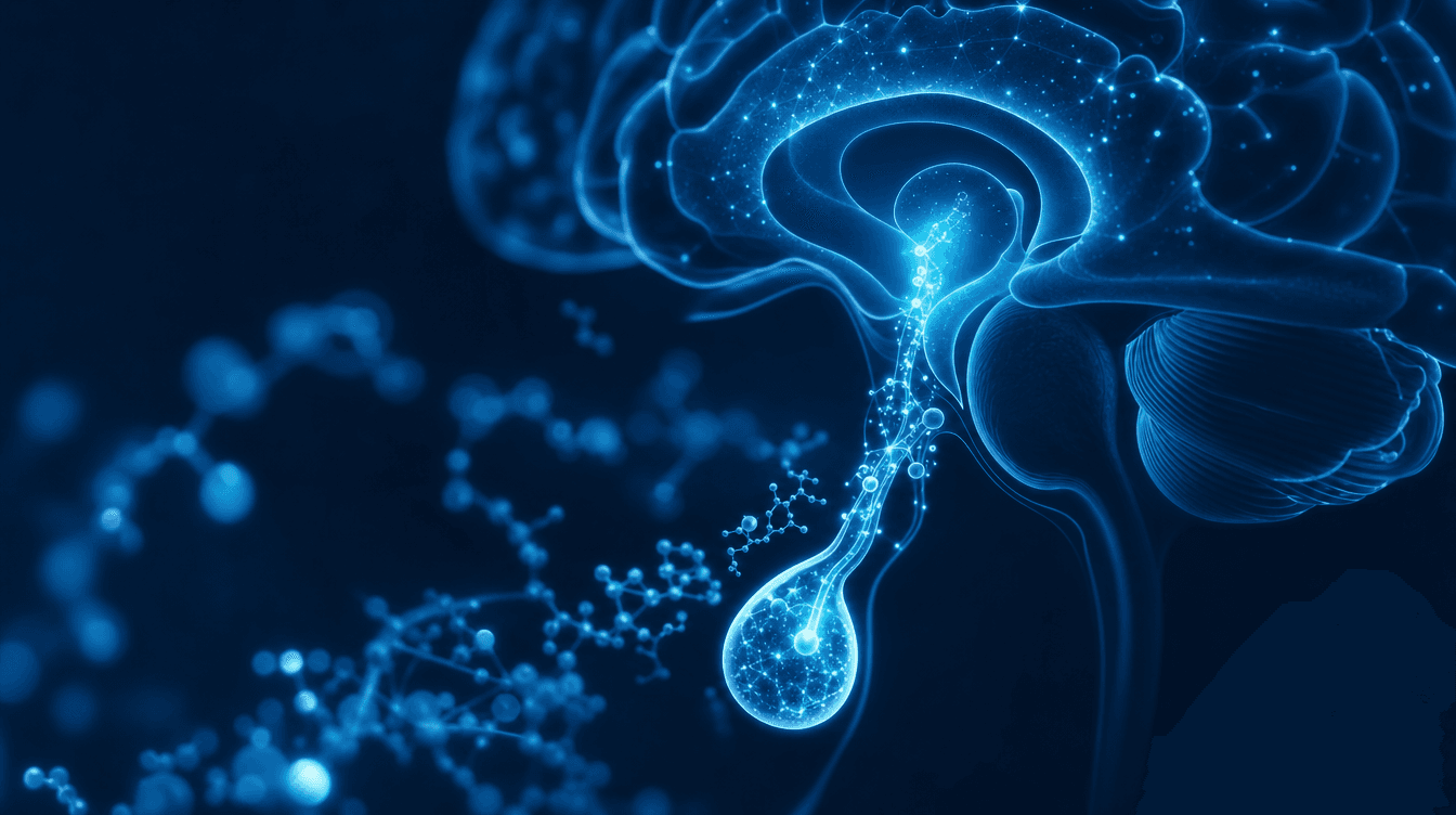 Cyan visualisation of a neuropeptide and the HPG axis — Kisspeptin research